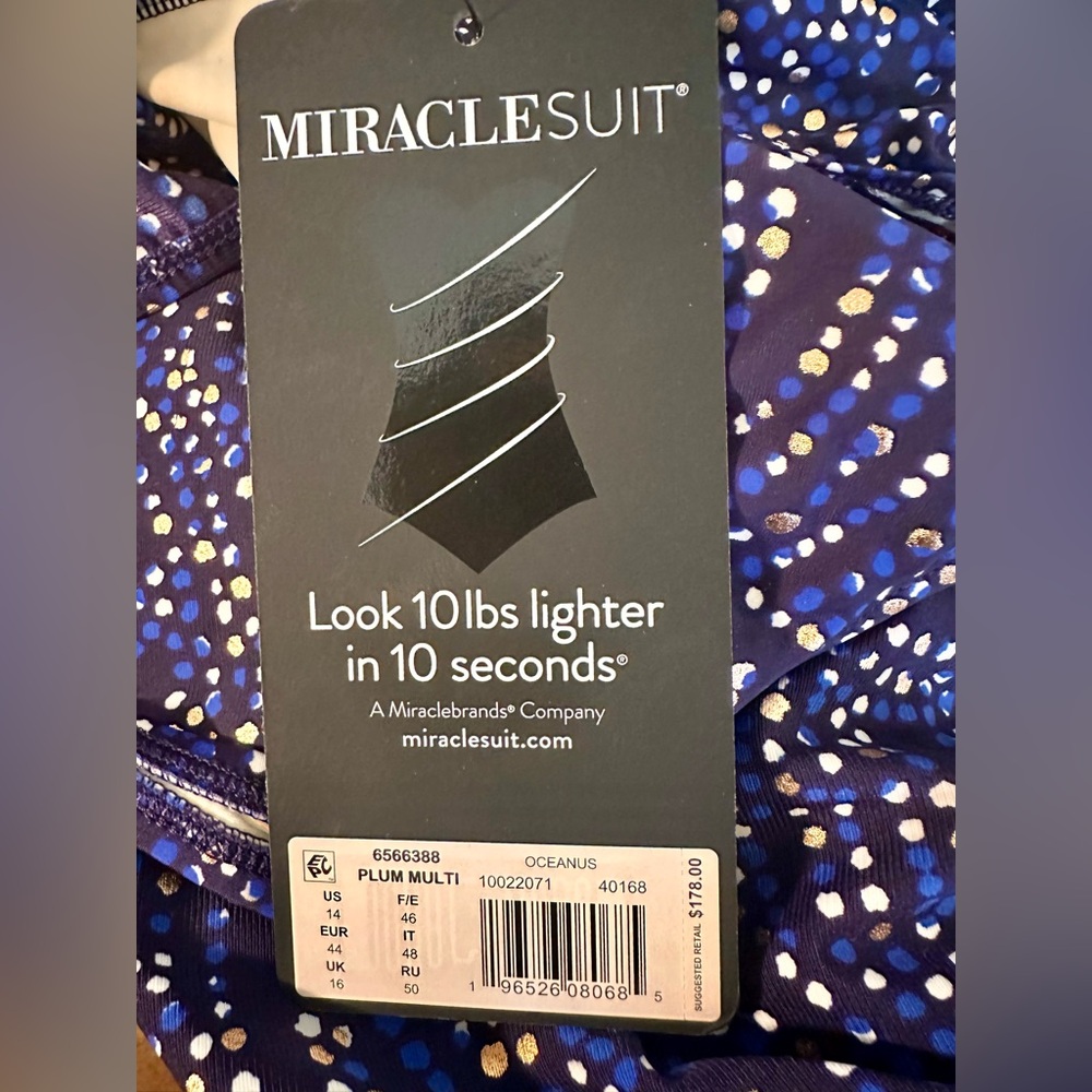 NWT Oceanus Miraclesuit One Piece - Picture 9 of 9